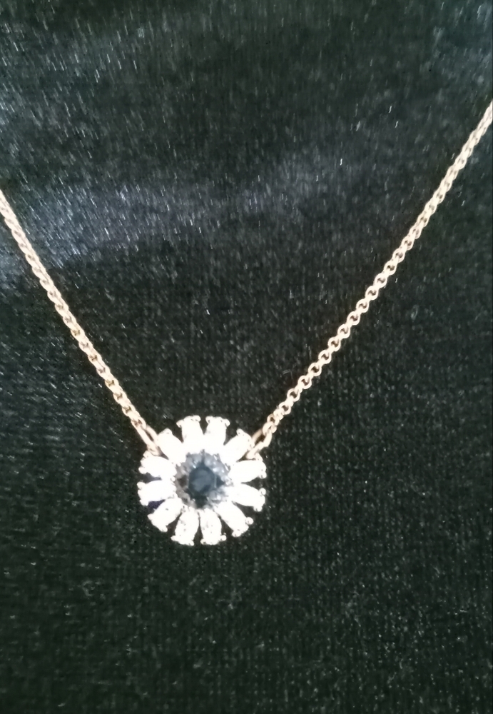 Kate Spade New York Black & White Crystal Gold Tone Pendant Necklace - Picture 4 of 9